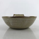 Japanese Ceramic Bowl Kobachi Vtg Nabe Side Dish Spike Rice Light Brown Y163