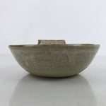 Japanese Ceramic Bowl Kobachi Vtg Nabe Side Dish Spike Rice Light Brown Y164