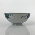 Japanese Ceramic Bowl Kobachi Vtg Side Dish Blue Gray Grapes Design PY904