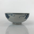 Japanese Ceramic Bowl Kobachi Vtg Side Dish Blue Gray Grapes Design PY904