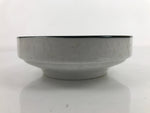 Japanese Ceramic Bowl Kobachi Vtg Side Dish Gray Speckle Green Blue Flower Y3