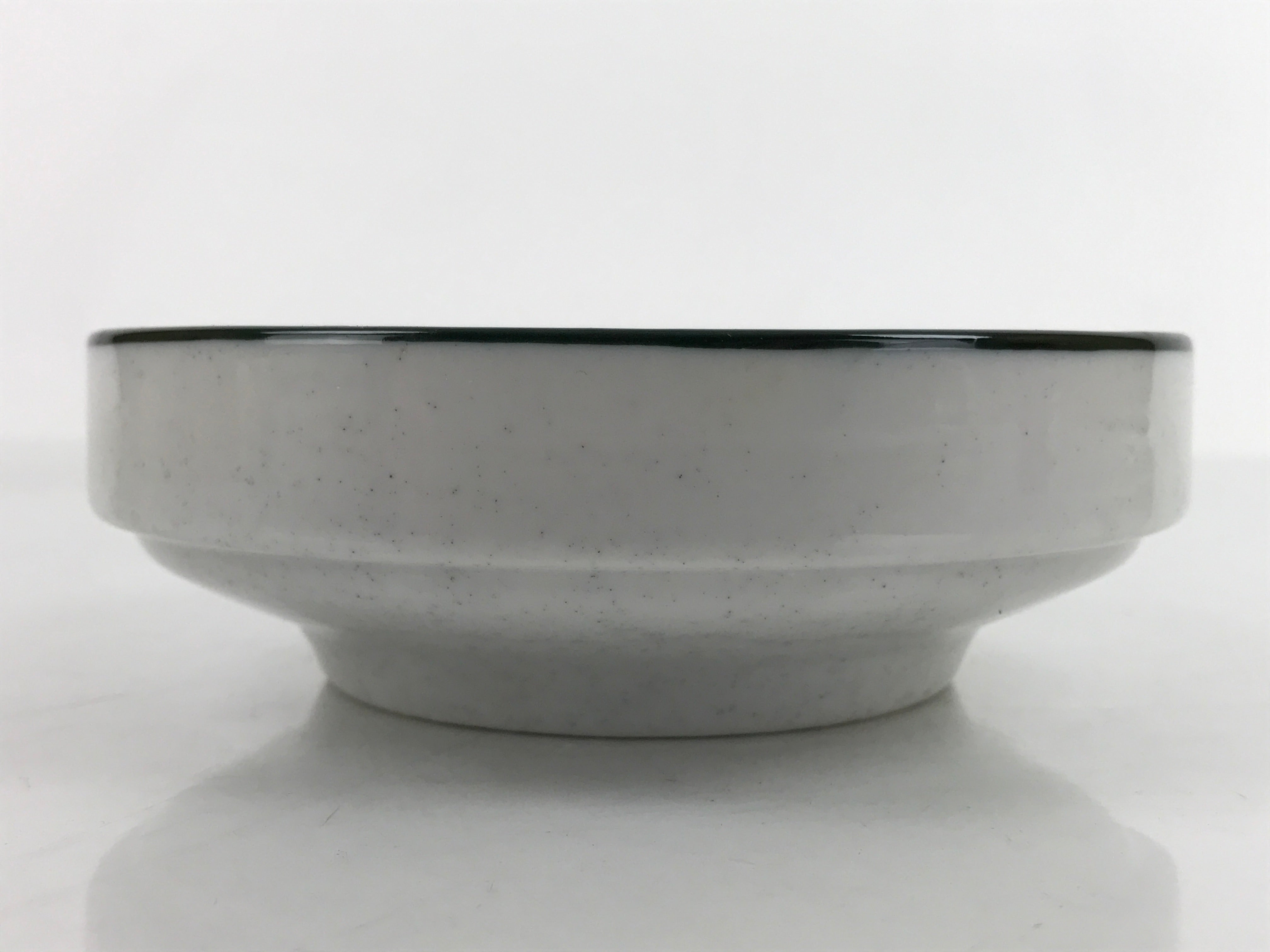 Japanese Ceramic Bowl Kobachi Vtg Side Dish Gray Speckle Green Blue Flower Y4