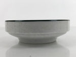 Japanese Ceramic Bowl Kobachi Vtg Side Dish Gray Speckle Green Blue Flower Y4