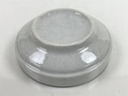 Japanese Ceramic Bowl Kobachi Vtg Side Dish Gray Speckle Green Blue Flower Y4