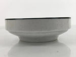 Japanese Ceramic Bowl Kobachi Vtg Side Dish Gray Speckle Green Blue Flower Y5