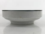 Japanese Ceramic Bowl Kobachi Vtg Side Dish Gray Speckle Green Blue Flower Y6