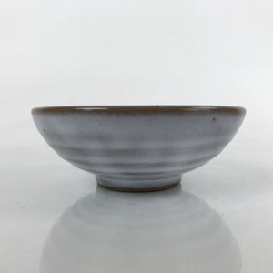 Japanese Ceramic Bowl Kobachi Vtg Side Dish Simple Design Gray Glaze Brown PY891