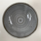Japanese Ceramic Bowl Kobachi Vtg Side Dish Simple Design Gray Glaze Brown PY892