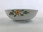 Japanese Ceramic Bowl Serving Plate Vtg Floral Red White Green Gold Foil PY462