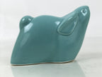 Japanese Ceramic Celadon Rabbit Figurine Vtg Zodiac Usagi Okimono Statue ST71