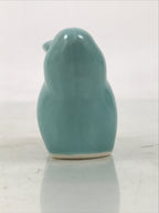 Japanese Ceramic Celadon Rabbit Figurine Vtg Zodiac Usagi Okimono Statue ST72