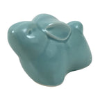 Japanese Ceramic Celadon Rabbit Figurine Vtg Zodiac Usagi Okimono Statue ST72