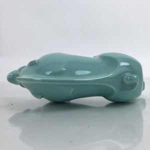 Japanese Ceramic Celadon Wild Boar Figure Vtg Zodiac Inoshishi Decoration BD989