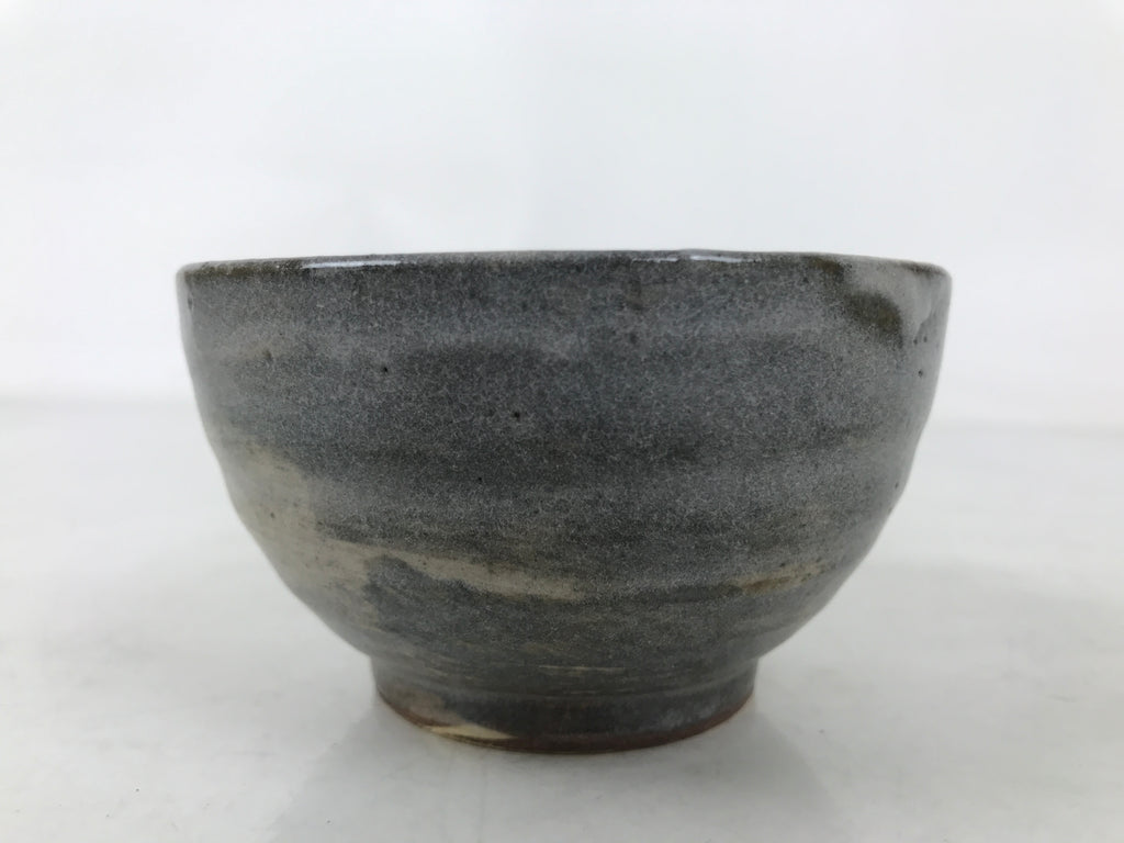 Japanese Ceramic Coffee Cup W/ Saucer Vtg Commemorative Teacup Gray White Y420