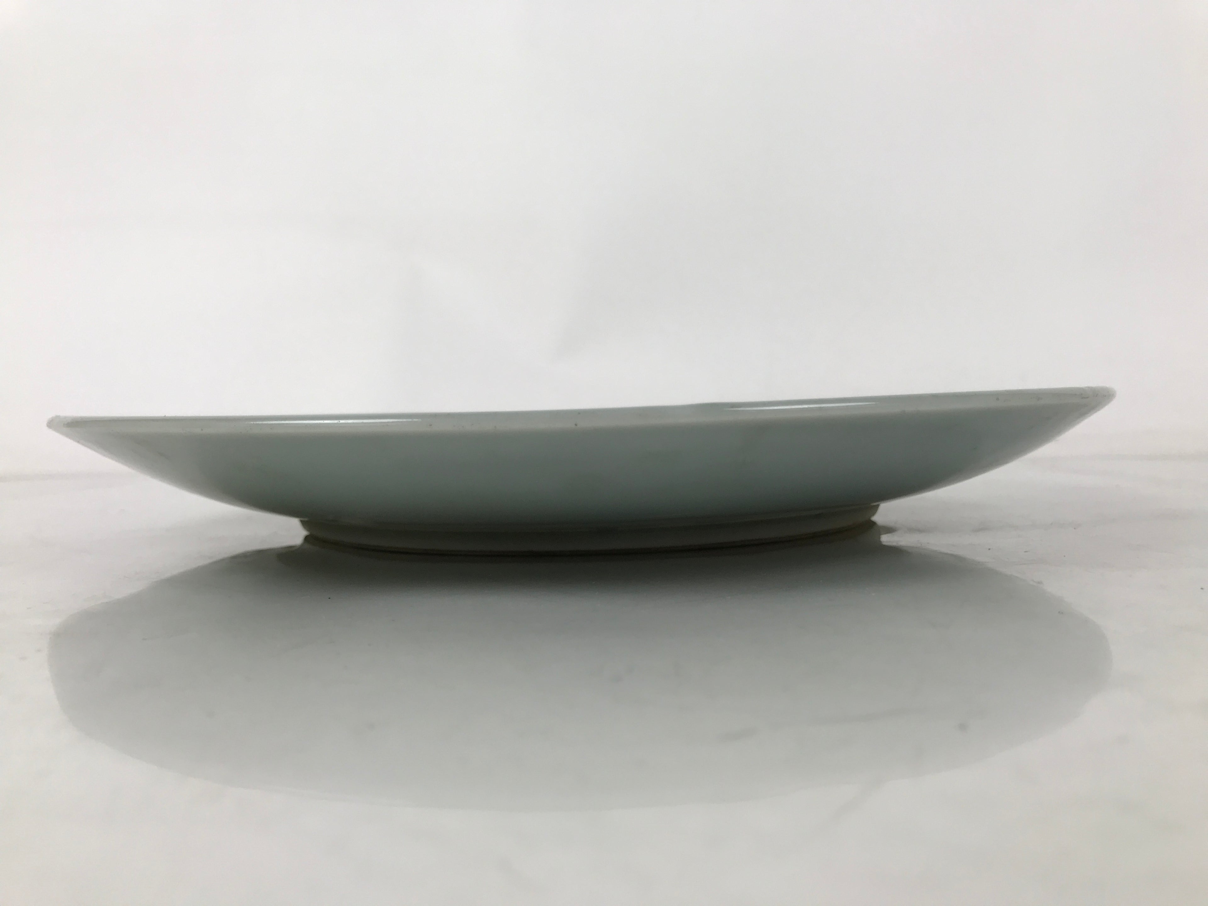 Japanese Ceramic Decorative Plate Sara Vtg Round Blue Pine Sakura Tree Y335