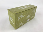 Japanese Ceramic Dog Doll Green Set Folding Screen Zodiac Decoration PX715