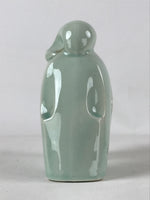 Japanese Ceramic Dog Doll Green Set Folding Screen Zodiac Decoration PX715