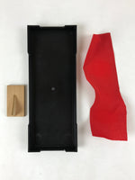 Japanese Ceramic Dog Doll Green Set Folding Screen Zodiac Decoration PX715