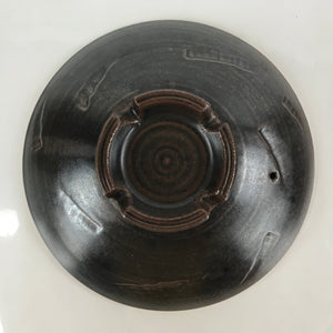 Japanese Ceramic Donabe Nabe Pot Vtg Large Hotpot Pottery Yakimono Brown PY749