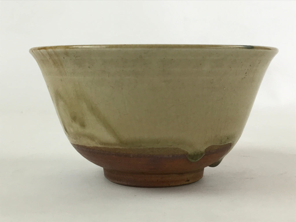 Japanese Ceramic Donburi Bowl Vtg Large Soba Udon Noodle Soup Blue Brown PY548