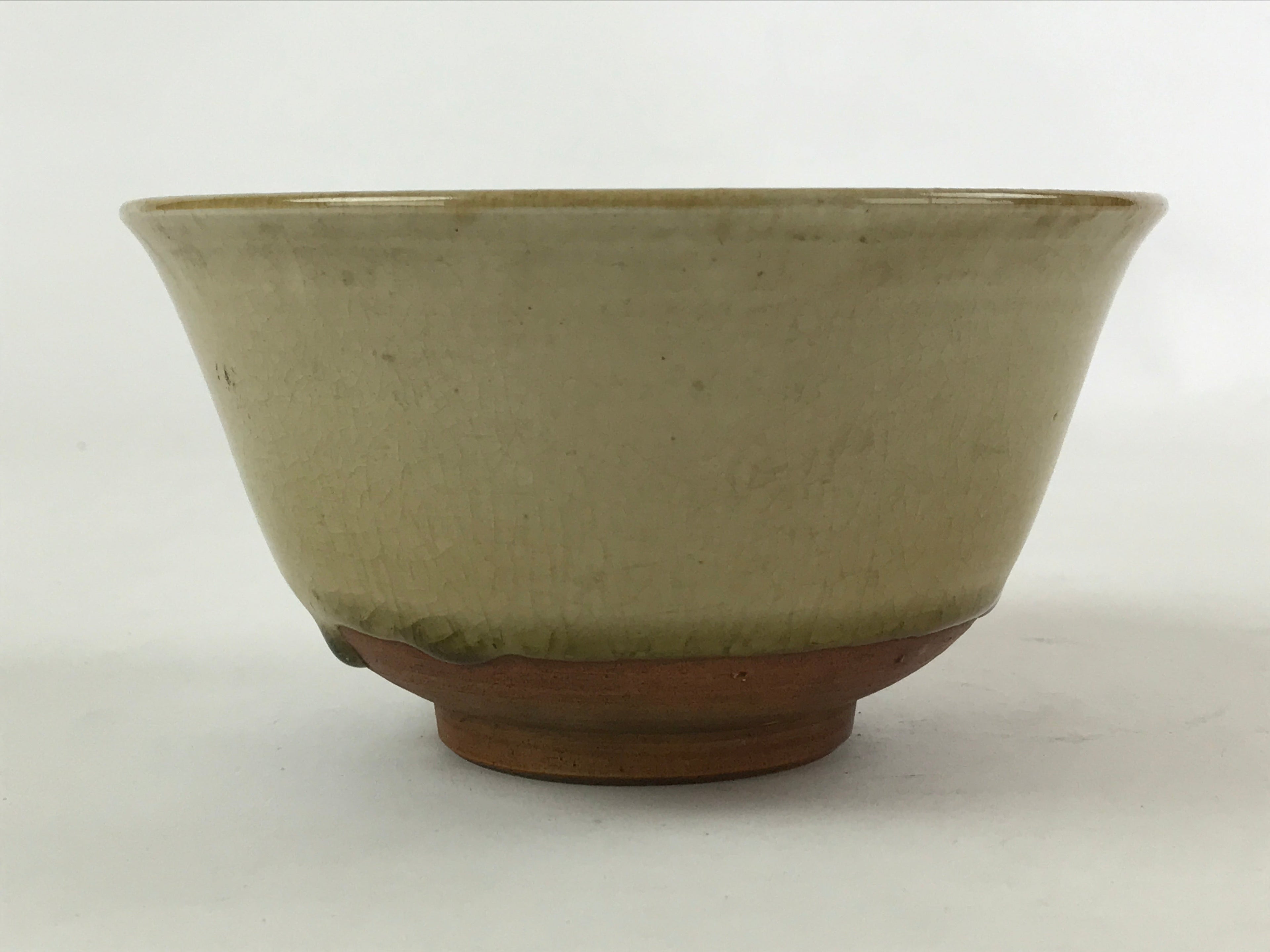 Japanese Ceramic Donburi Bowl Vtg Large Soba Udon Noodle Soup Blue Brown PY548