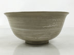 Japanese Ceramic Donburi Bowl Vtg Soba Udon Noodle Soup Gourd Hyotan Beige Y375