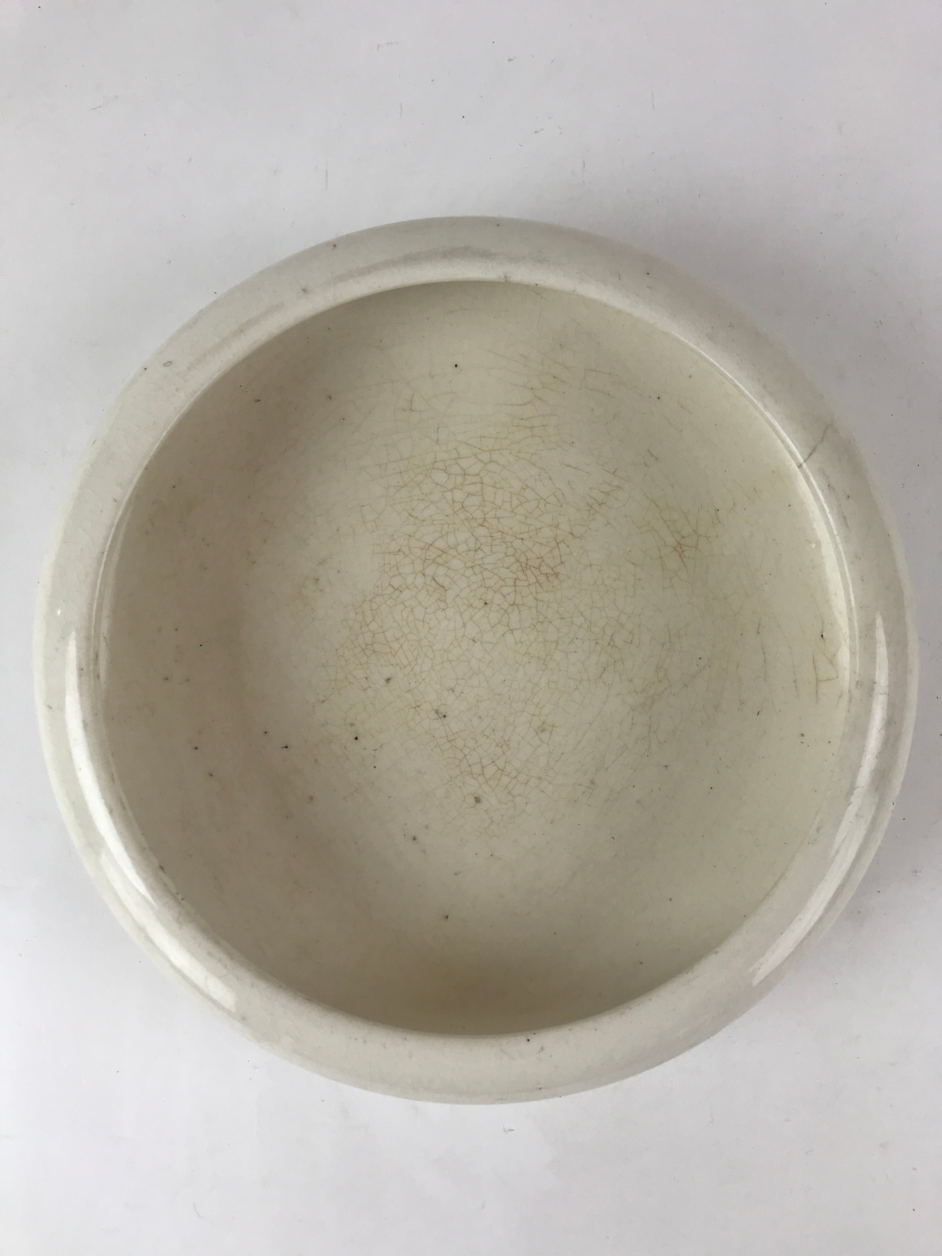 Japanese Ceramic Flower Vase Suiban Vtg Pottery Ikebana Arrangement Kado PY403