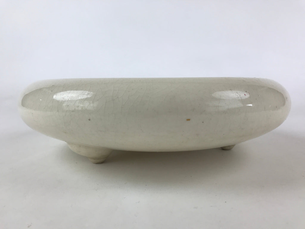 Japanese Ceramic Flower Vase Suiban Vtg Pottery Ikebana Arrangement Kado PY403