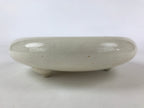 Japanese Ceramic Flower Vase Suiban Vtg Pottery Ikebana Arrangement Kado PY403