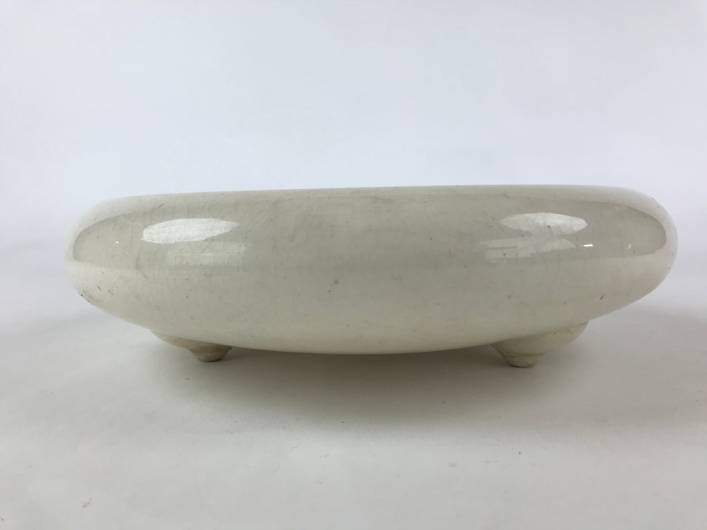Japanese Ceramic Flower Vase Suiban Vtg Pottery Ikebana Arrangement Kado PY403