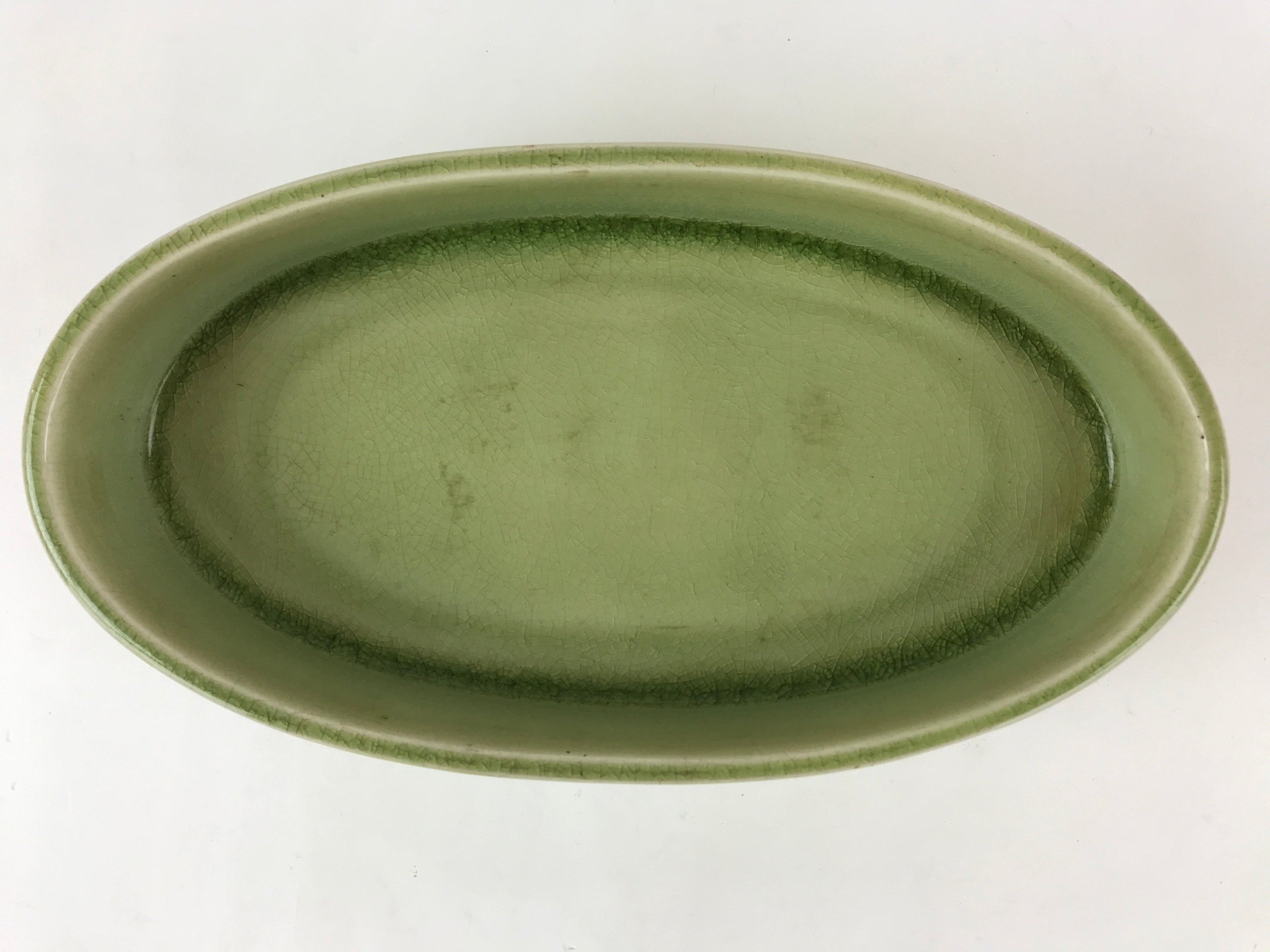Japanese Ceramic Flower Vase Suiban Vtg Pottery Ikebana Arrangement Kado PY406