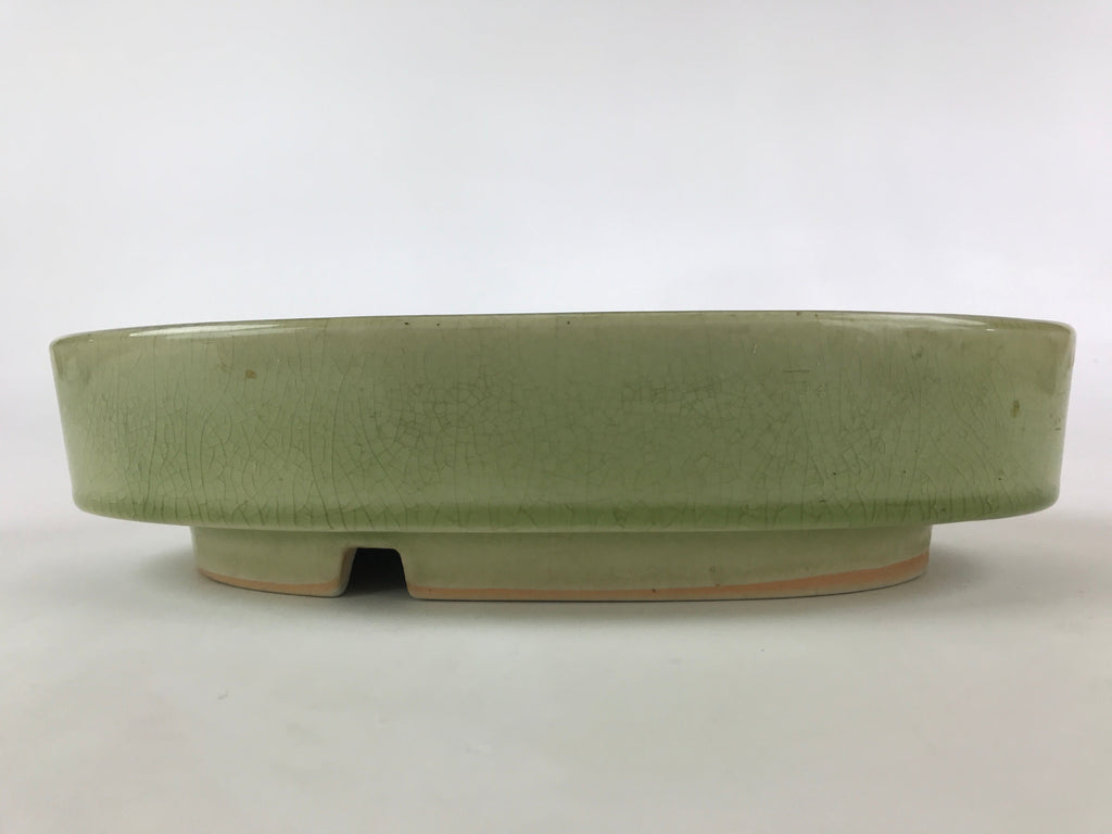 Japanese Ceramic Flower Vase Suiban Vtg Pottery Ikebana Arrangement Kado PY406