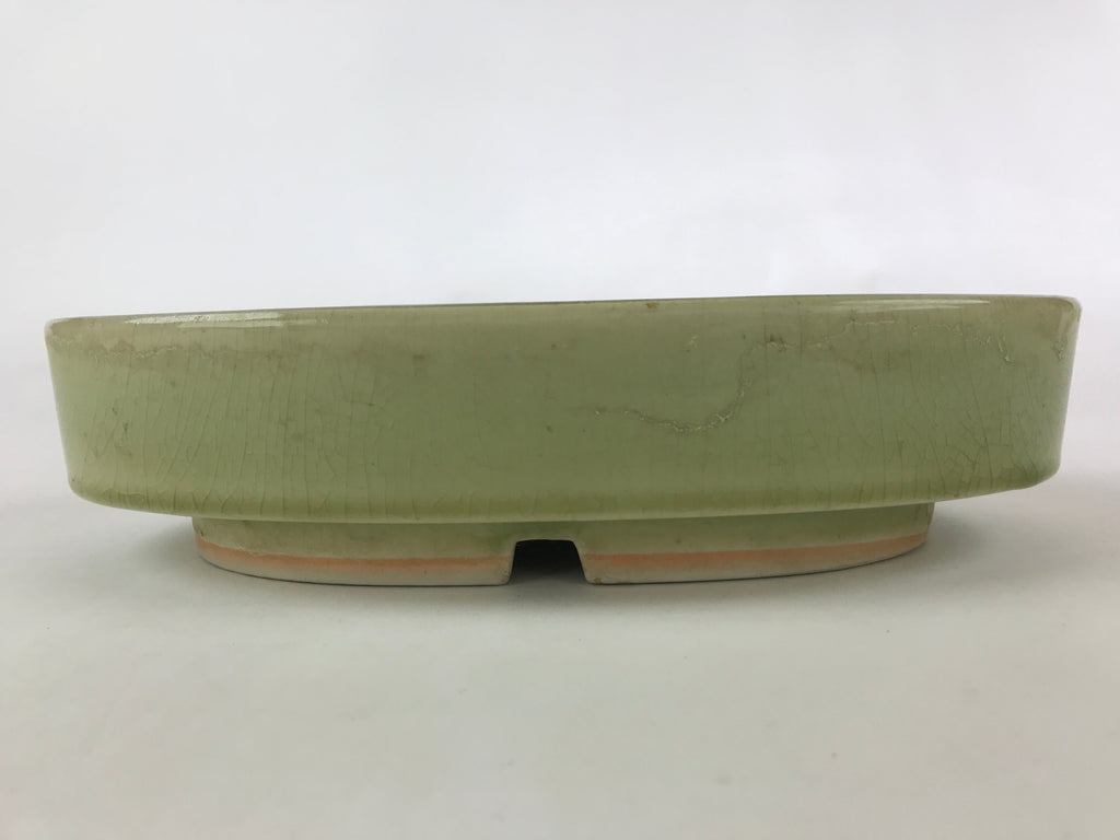 Japanese Ceramic Flower Vase Suiban Vtg Pottery Ikebana Arrangement Kado PY406