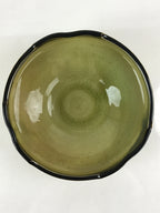 Japanese Ceramic Flower Vase Suiban Vtg Pottery Ikebana Arrangement Kado PY452