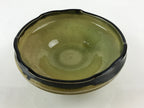 Japanese Ceramic Flower Vase Suiban Vtg Pottery Ikebana Arrangement Kado PY452