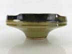 Japanese Ceramic Flower Vase Suiban Vtg Pottery Ikebana Arrangement Kado PY452