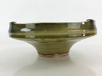 Japanese Ceramic Flower Vase Suiban Vtg Pottery Ikebana Arrangement Kado PY452