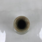 Japanese Ceramic Flower Vase Vtg Kabin Crane Neck Glass Glaze FK147
