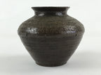 Japanese Ceramic Flower Vase Vtg Kabin Ikebana Flower Arrangement Brown FK63