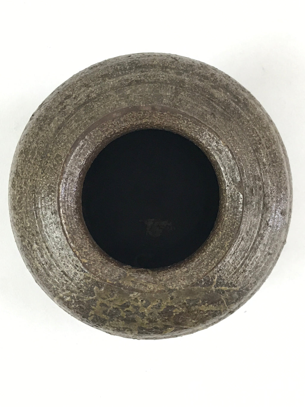 Japanese Ceramic Flower Vase Vtg Kabin Ikebana Flower Arrangement Brown FK63
