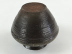 Japanese Ceramic Flower Vase Vtg Kabin Ikebana Flower Arrangement Brown FK63