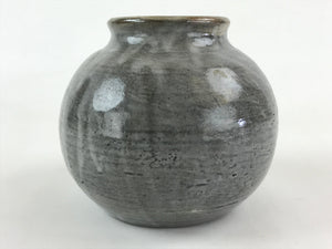 Japanese Ceramic Flower Vase Vtg Kabin Ikebana Flower Arrangement Gray FK65