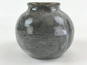 Japanese Ceramic Flower Vase Vtg Kabin Ikebana Flower Arrangement Gray FK65