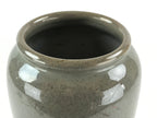Japanese Ceramic Flower Vase Vtg Kabin Ikebana Tall Wide Opening Green FK52
