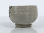 Japanese Ceramic Green Tea Bowl Matcha Chawan Pottery Bamboo Off White CHB145