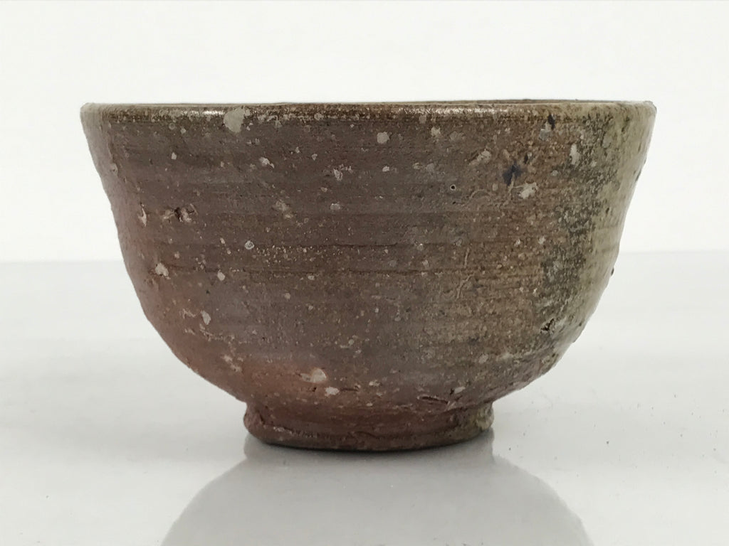 Japanese Ceramic Green Tea Bowl Matcha Chawan Pottery Brown Natural Glaze CHB152