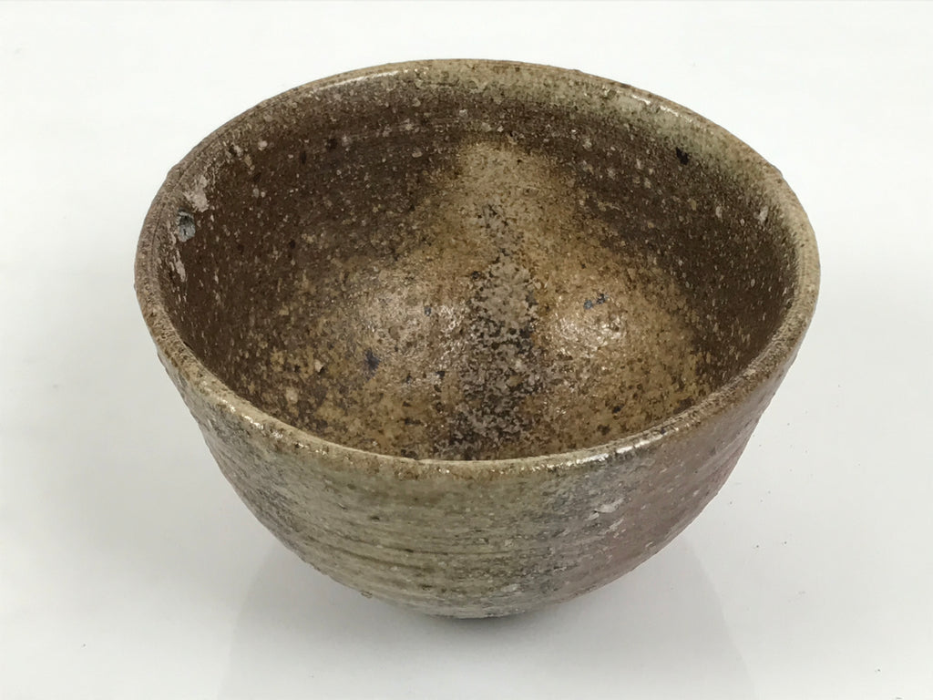 Japanese Ceramic Green Tea Bowl Matcha Chawan Pottery Brown Natural Glaze CHB152