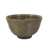 Japanese Ceramic Green Tea Bowl Matcha Chawan Pottery Brown Natural Glaze CHB152
