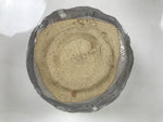 Japanese Ceramic Green Tea Bowl Matcha Chawan Pottery Gray Shino Wood Box PX807