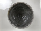 Japanese Ceramic Green Tea Bowl Matcha Chawan Pottery Gray Shino Wood Box PX807